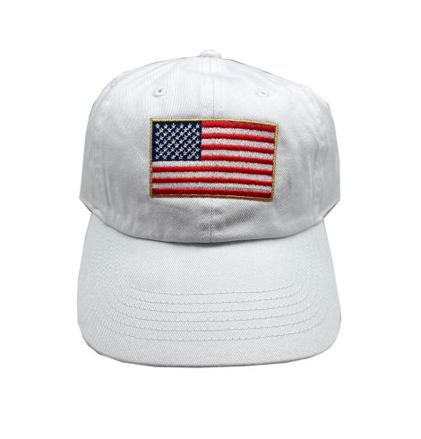 A photo of the American Flag Hat in White product