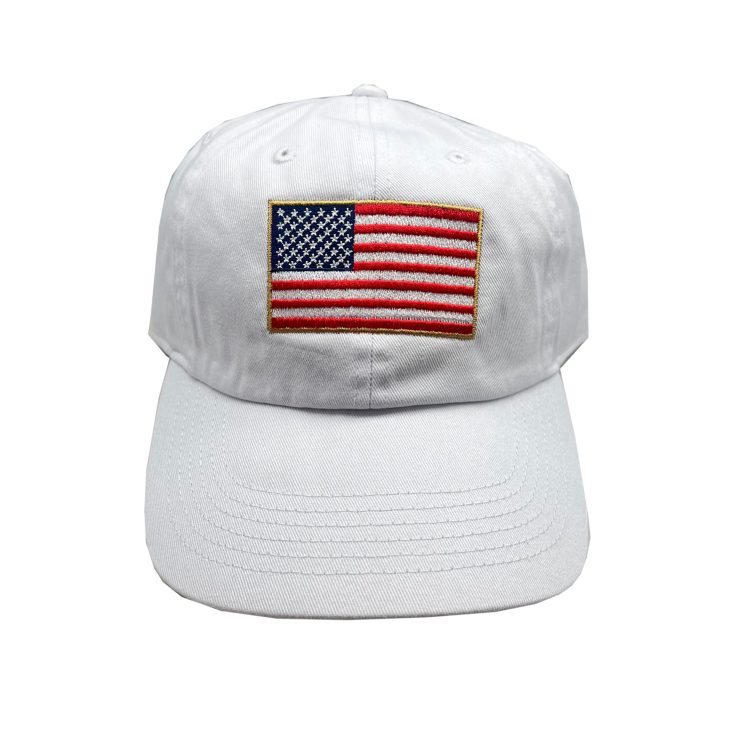 A photo of the American Flag Hat in White product