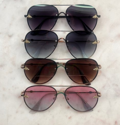 A photo of the Busy Bee Aviator Sunglasses product