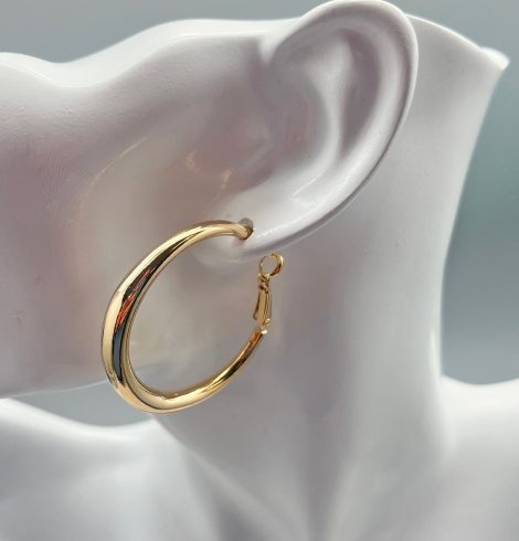 A photo of the Classic Hoops in Gold product