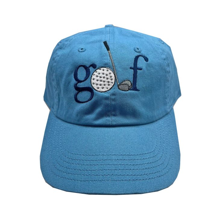 A photo of the Golf Hat in Sky Blue product