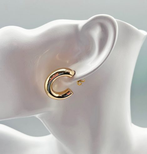 A photo of the Lizzy Gold Hoops product