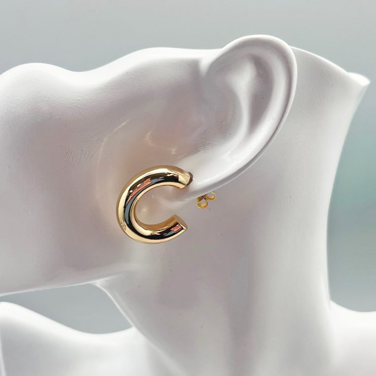 A photo of the Lizzy Gold Hoops product