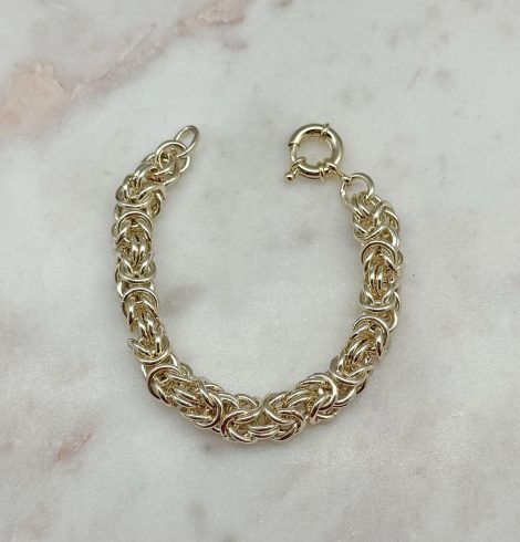 A photo of the Daia Bracelet in Gold product