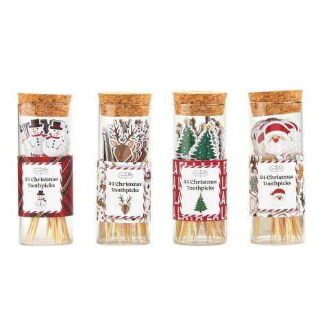 A photo of the Christmas Toothpick Jars product