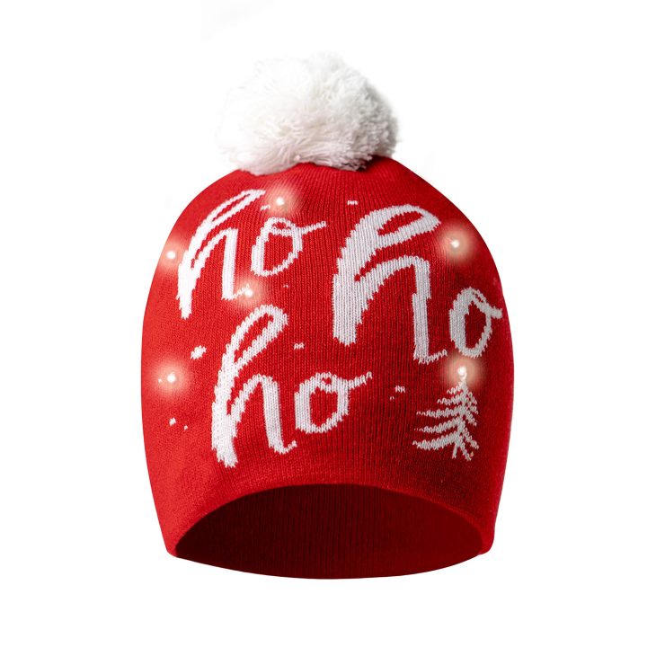 A photo of the Christmas Light Up Beanie product