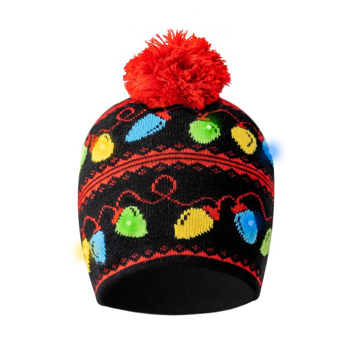 A photo of the Christmas Light Up Beanie product