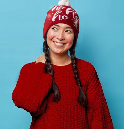 A photo of the Christmas Light Up Beanie product