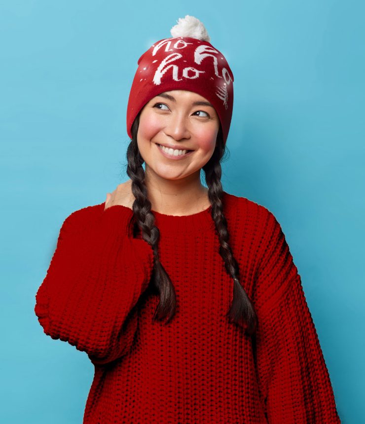 A photo of the Christmas Light Up Beanie product