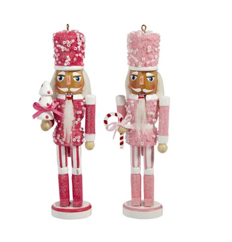 A photo of the 6" Pink Nutcracker Ornament product