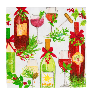 A photo of the A Christmas Toast Cocktail Napkins product