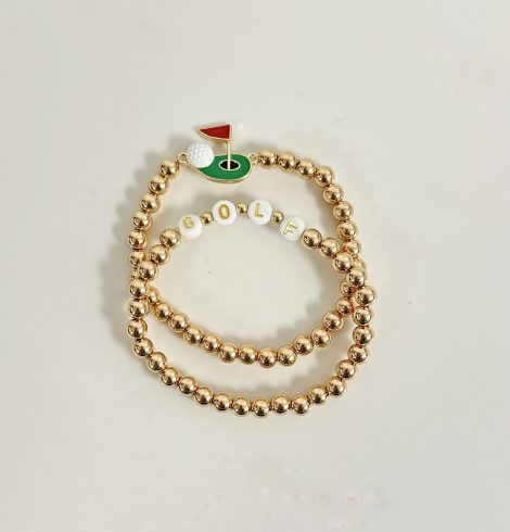 A photo of the Golf Beaded Bracelet Set product