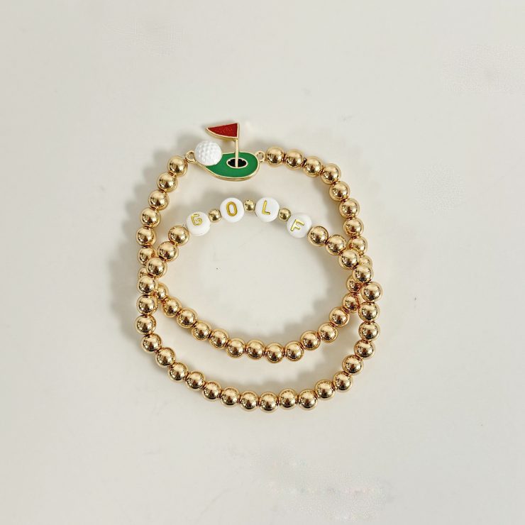 A photo of the Golf Beaded Bracelet Set product