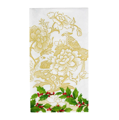 A photo of the Holly Ceramic Guest Towel Napkins product