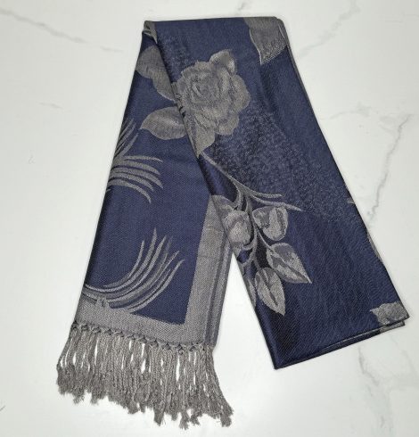 A photo of the Rosalia Pashmina in Navy product