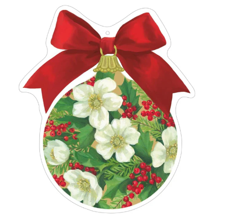 A photo of the Floral Ornament Gift Tags product