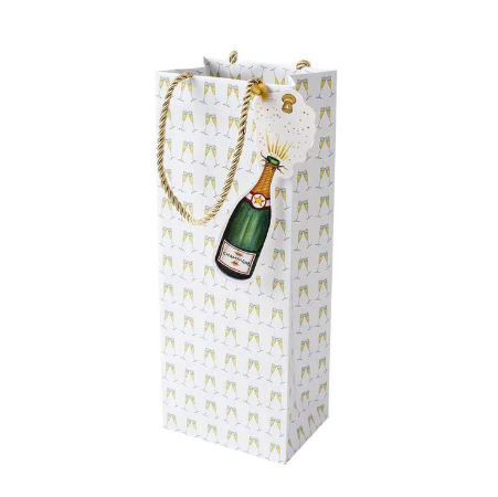 A photo of the Bubbly Wine & Bottle Gift Bag product