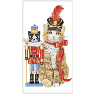 A photo of the Cat Nutcracker Towel product