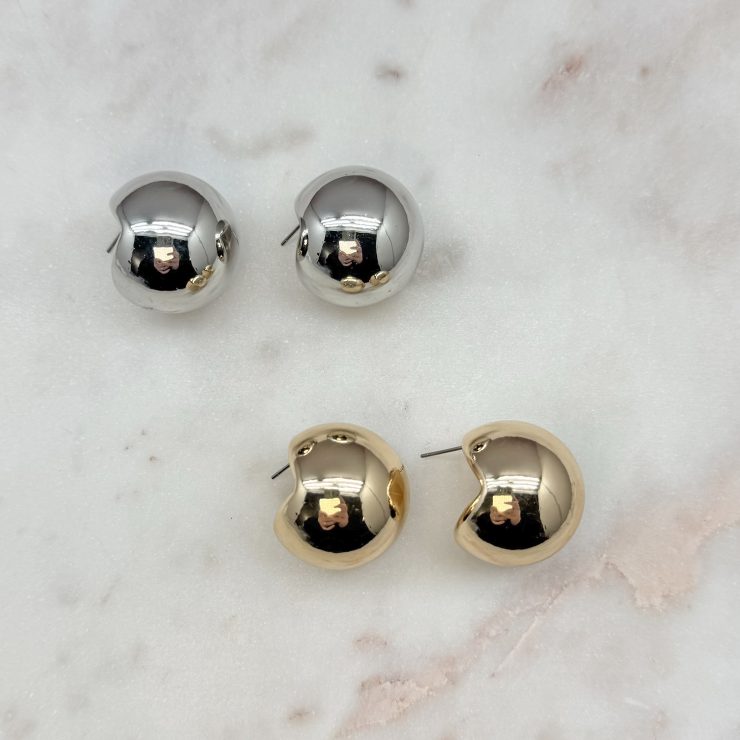 A photo of the Classy Ball Earrings product