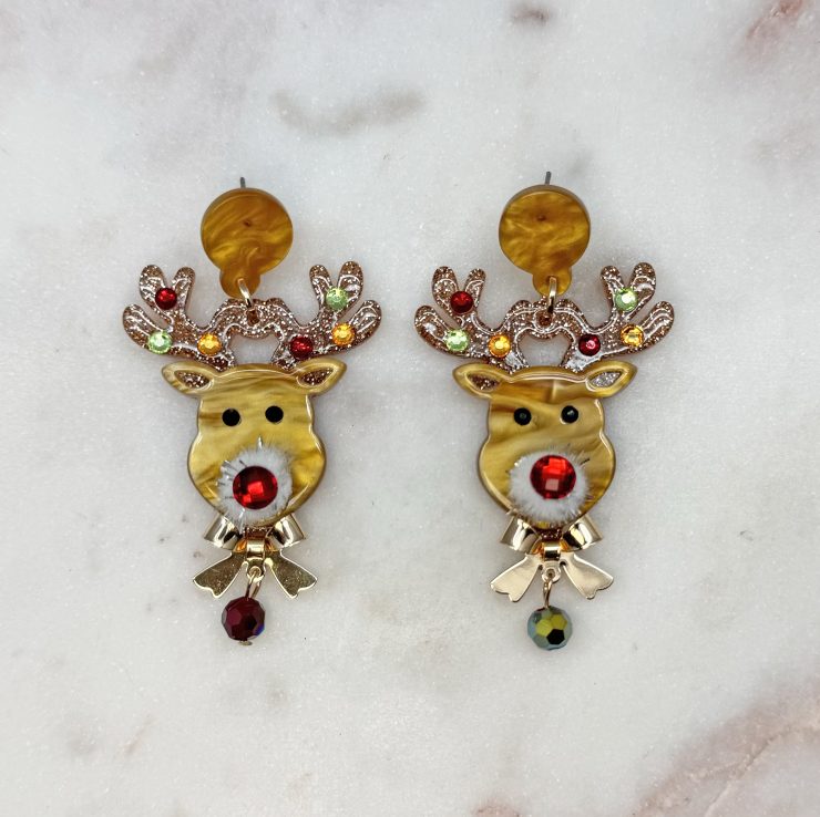 A photo of the Rudolph Earrings product