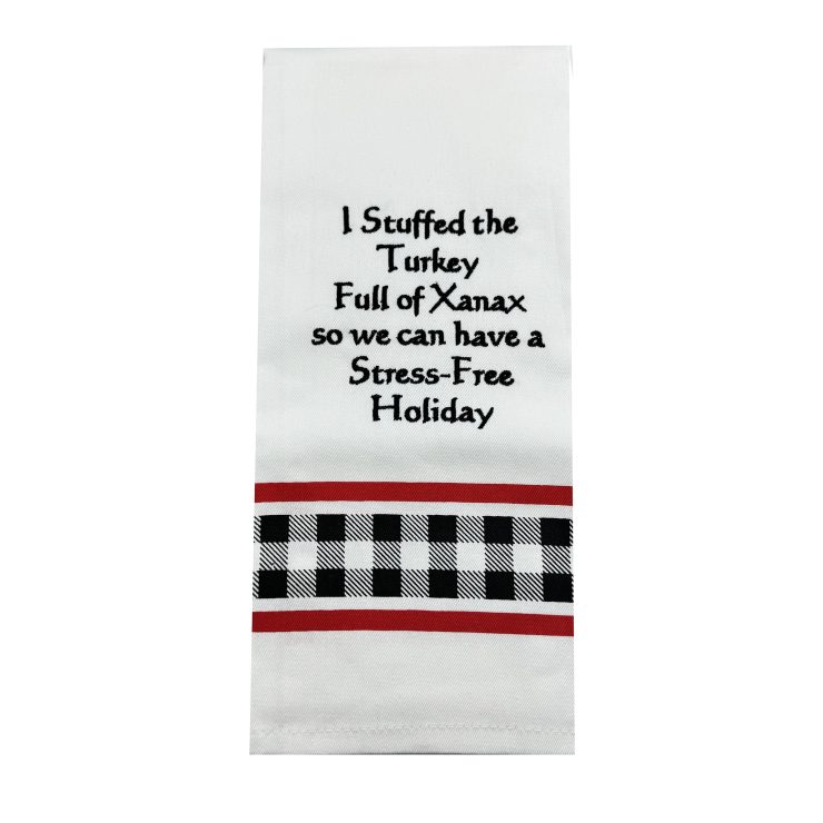 A photo of the Stress-Free Holiday Towel product