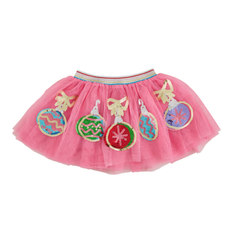 A photo of the Childrens Christmas Tutu in Pink product