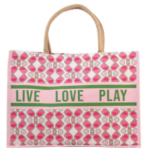 A photo of the Pickleball Love Juco Tote product