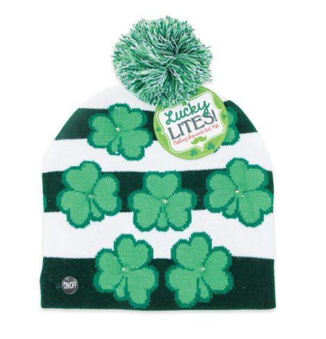 A photo of the Lucky Lites Flashing Knit Beanie product