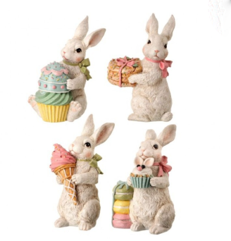 A photo of the Resin Easter Bunny with Treats product