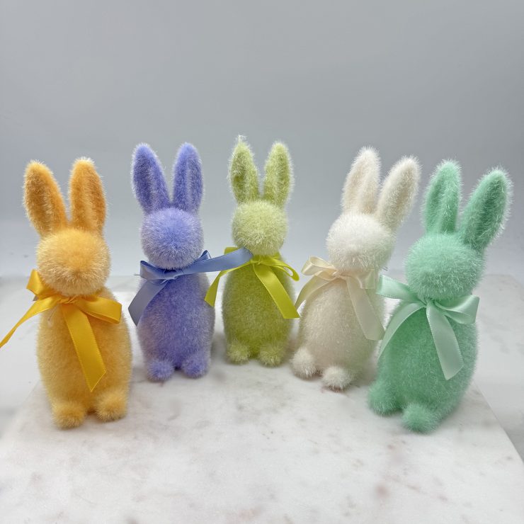 A photo of the Flocked Bunny Friend product